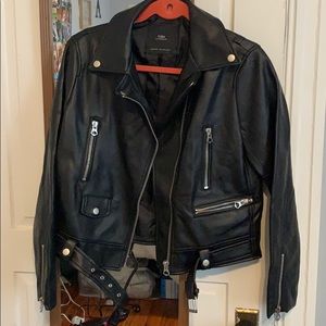 Zara Faux Leather Jacket